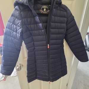 SAVE THE DUCK Navy Puffer Jacket